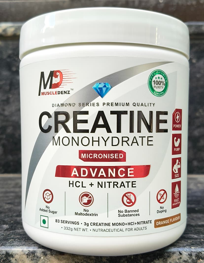 CREATINE ADVANCE HCL+NITRATE ORANGE FLAVOUR 332G